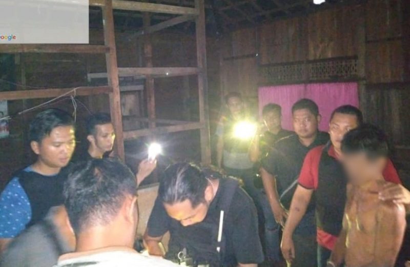 Warga Jalan Barito Tertangkap Tangan Bawa Paketan Sabu-sabu