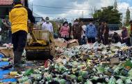 Kejaksaan Musnahkan 193,68 Gram Sabu, 258 Butir Ekstasi dan Ribuan Botol Miras