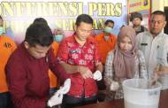 22 Paket Sabu-sabu Sitaan dari Lima Tersangka Dimusnahkan