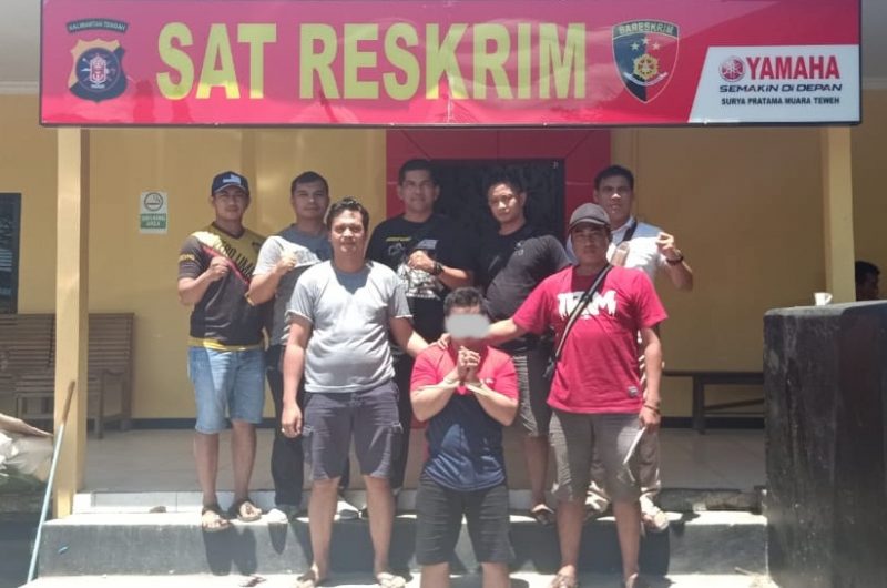 Sejumlah Warga RT. 001 - RT. 004 Desa Penyang Keberatan Jalan PT. HMBP Diportal