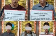 Konsumsi Sabu-sabu, Polisi Ringkus Lima Pelaku Sekaligus