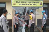 Cegah Penyebaran Covid-19, Polres Mura Sediakan Bilik Disinfektan