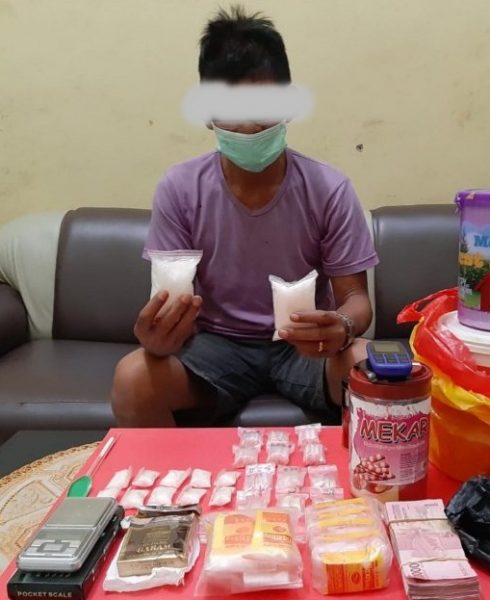 Meski Pandemi Corona, Kakek Ini Tetap Bisnis Narkoba, Polisi Sita 287,09 Gram Sabu