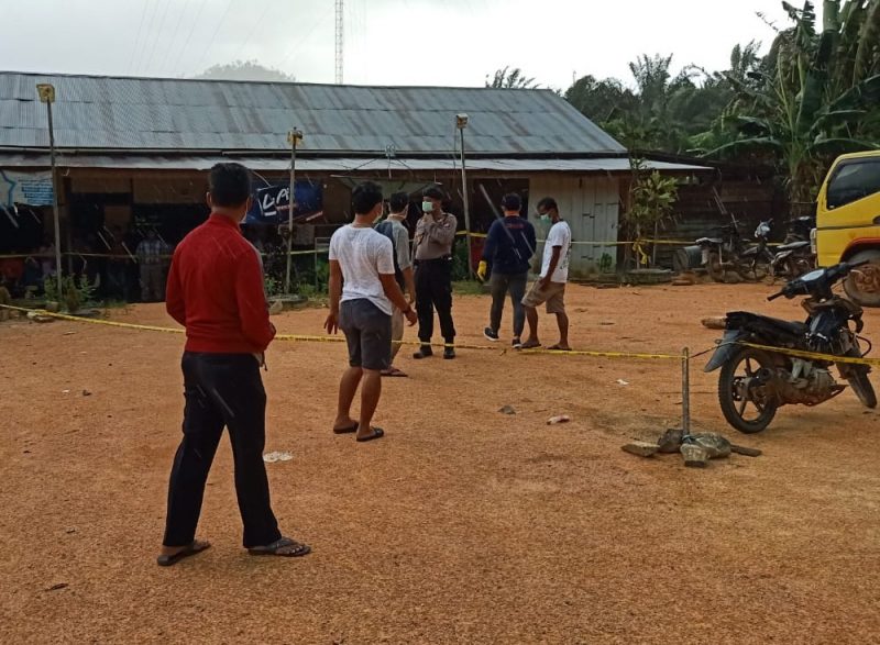 Karyawan PT. GCK Dibunuh, Mayatnya Tergeletak di Depan Warung