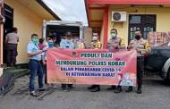 PT. Sungai Rangit Peduli dan Dukung Polres Kobar Tangani Covid-19