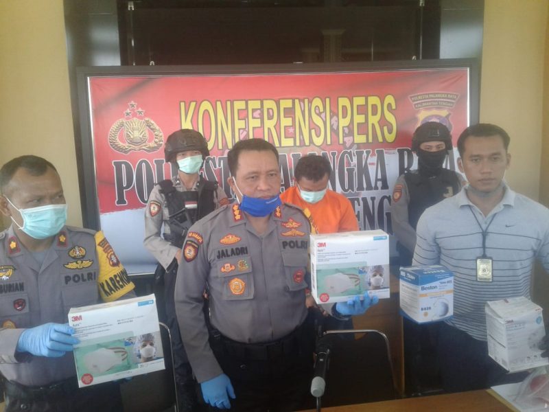 Tak Sampai 24 Jam, Oknum Honorer Pencuri Ribuan Masker Diringkus