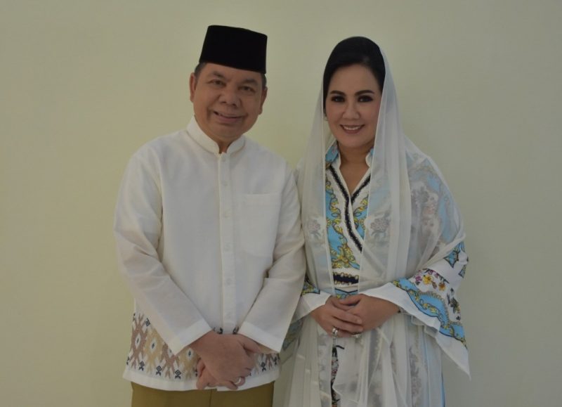 Legislator PKS Ini Bagikan Masker Gratis di Kota Kuala Kapuas