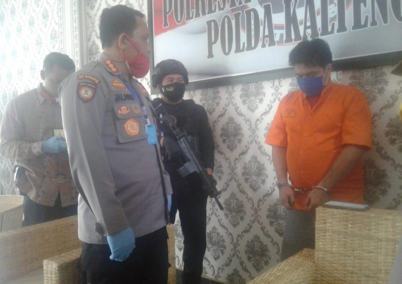 Peringati Hari Lahir Pancasila, Polsek Katingan Tengah Salurkan Bantuan Beras
