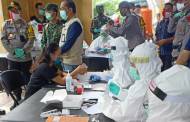 Pengunjung dan Pedagang Pasar Kahayan Jalani Rapid Tes Massal