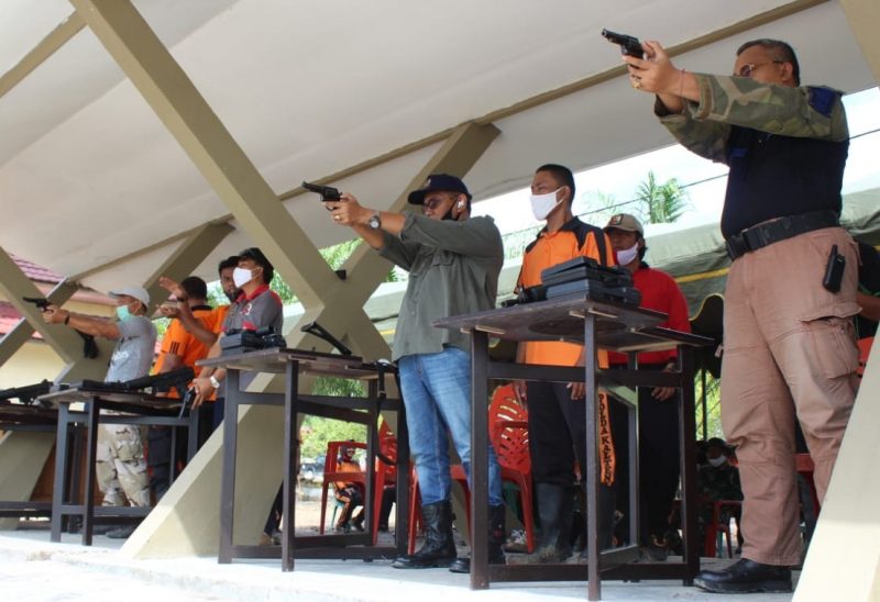 Meriahkan Hari Bhayangkara, Polres Sukamara Gelar Latihan Menembak