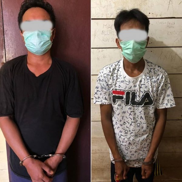 Barbuk Mau Dibuang, Polsek Rungan Amankan Pasutri Pemilik 32 Paket Sabu