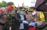 Polda Kalteng Gelar Rapid Tes Massal di Bundaran Besar