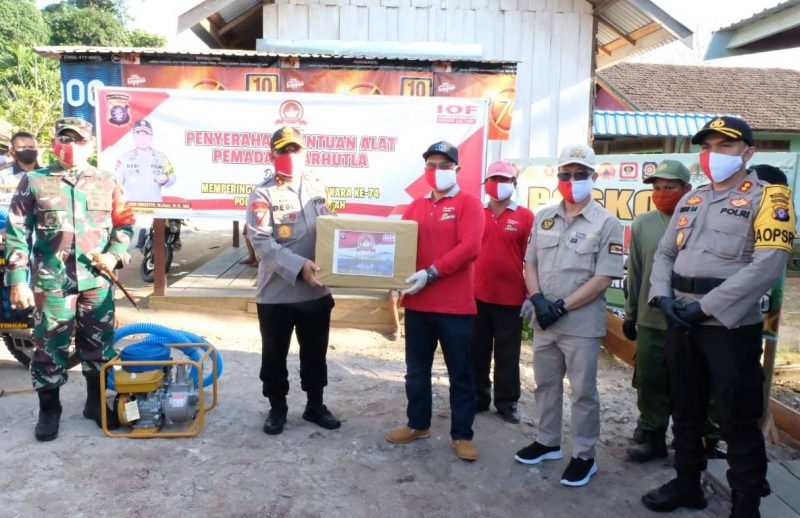 Kapolda Kalteng Kunjungi Katingan, Cek Kesiapan Siaga Karhutla
