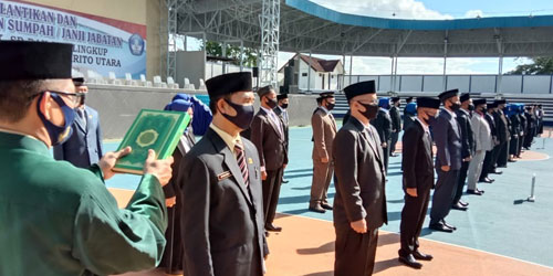 Bupati Lantik 53 Kepala Sekolah