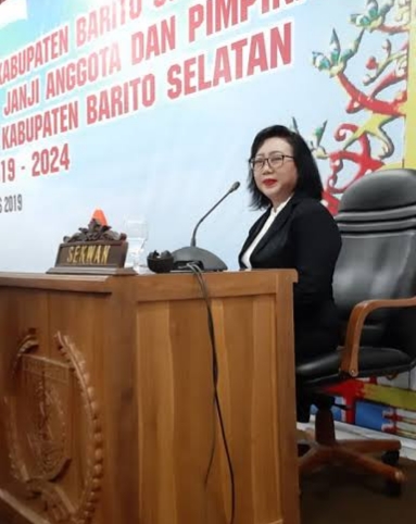 Pudji Ika Lestari Jabat Sekwan Barsel Definitif