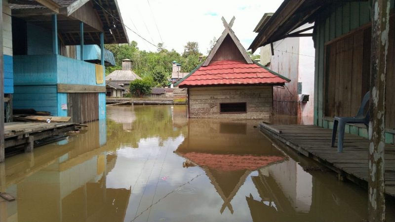 Delapan Desa Kebanjiran, Ratusan Rumah di Kecamatan Antang Kalang Terendam