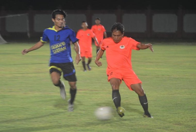 Hadapi Porwanas 2021, Atlet SIWO Kalteng Jajal Lapangan Malam Hari