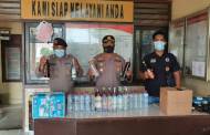 Dijual Tanpa Izin, Polsek Katingan Hilir Sita Puluhan Botol Miras
