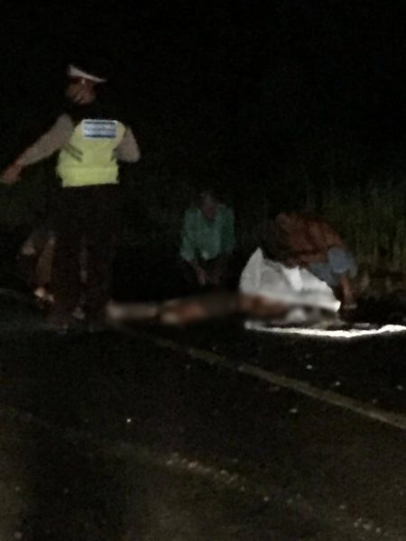 Tewas Kecelakaan Tunggal, Kepala Warga Petuk Bukit Pecah