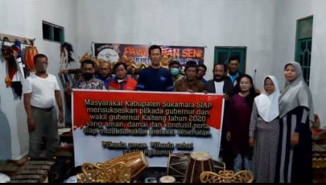 Peringatan Maulid, Anggota Polsek Seruyan Hulu Lakukan Pengamanan
