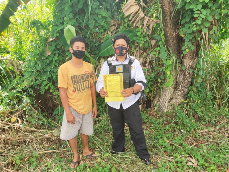 Polsek Seruyan Hilir Sosialisasikan Maklumat Kapolda Tentang Larangan Karhutla