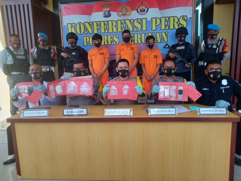Pengungkapan Polres Seruyan, Tiga Tersangka Narkoba di Tiga TKP Berbeda