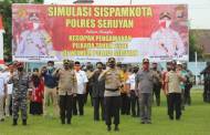 Wujud Kesiapan Hadapi Pilkada 2020, Polres Seruyan Gelar Sispamkota