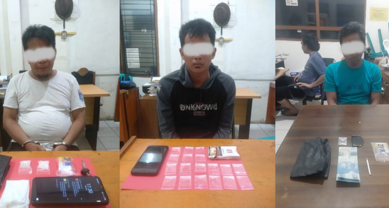 Awal Bulan, Polisi Tangkap Tiga Pengedar Sabu-sabu