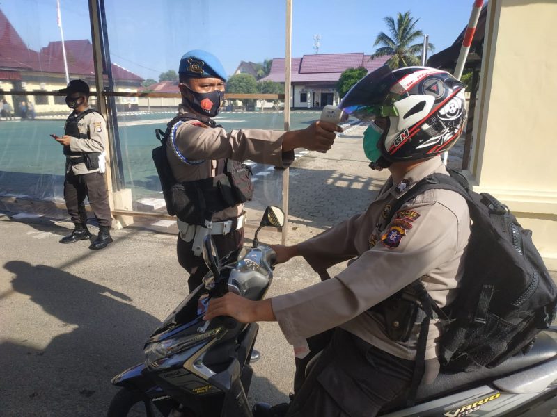 Satlantas Gelar Patroli Malam Imbau Masyarakat Patuhi Prokes Covid-19
