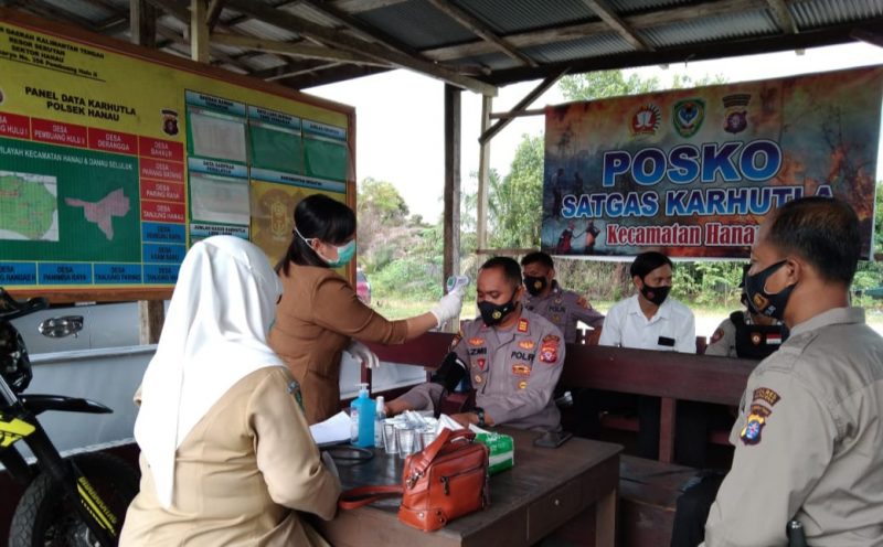 Satlantas Polres Seruyan Rutin Laksanakan Gatur Setiap Pagi