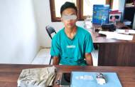 Barbuk Sempat Dibuang, Pemuda Ini Kedapatan Bawa Paketan Sabu