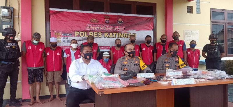Polisi Amankan 11 Tersangka Narkoba, Barang Buktinya Sabu Senilai Rp282 Juta