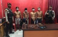 Lagi Asik Pesta Sabu, Empat Pemuda Diamankan Polisi