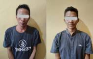 Diduga Pengedar Narkoba, Dua Pria Ditangkap di Desa Hampalit