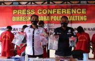 Hasil Pengungkapan di Empat Daerah, Polda Kalteng Sita 335 Gram Sabu