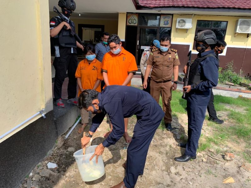 Polsek Seruyan Hilir Sosialisasi PPKM Agar Patuhi Prokes