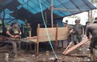 Lapak Judi di Jalan Liang Pandan Dibongkar Petugas