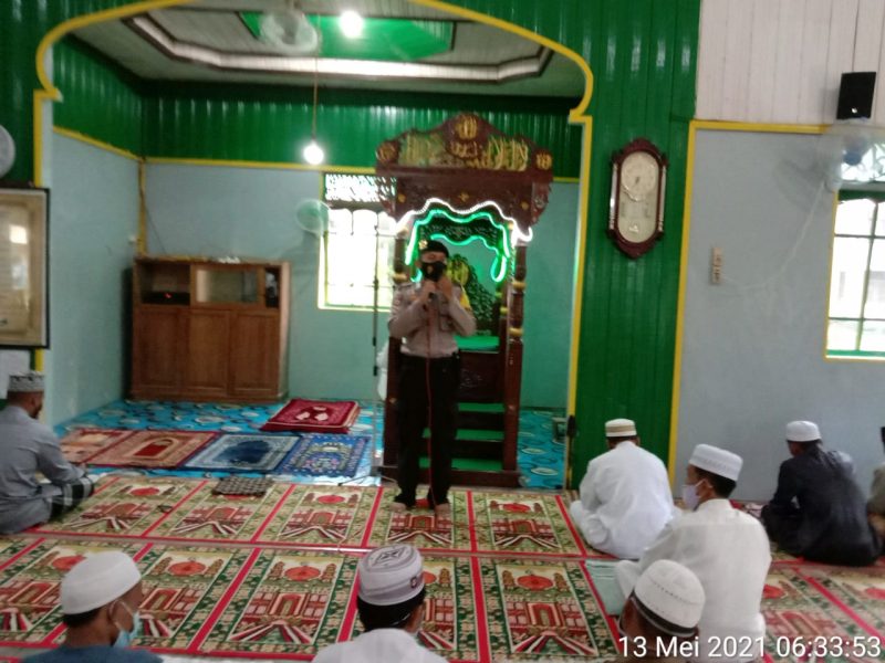Personel Polsek Murung Dikerahkan Amankan Pelaksanaan Salat Id