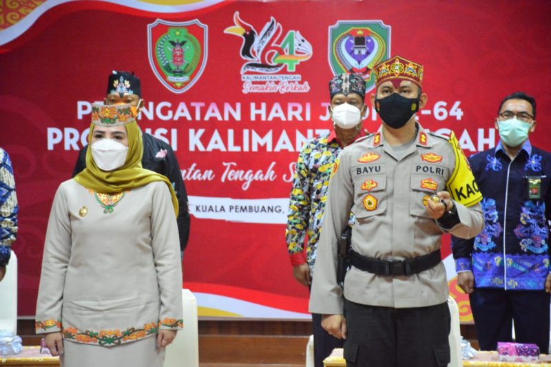 Kapolres Seruyan Cek Kebersihan Lingkungan Mako