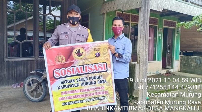 Kapolsek Murung Ikuti Rakor Percepatan Vaksinasi Covid-19