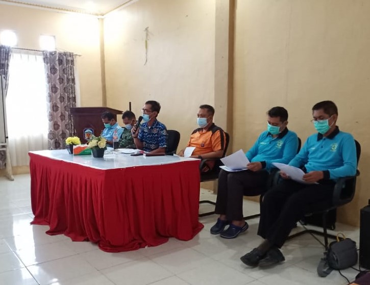 Kapolsek Murung Ikuti Rakor Percepatan Vaksinasi Covid-19