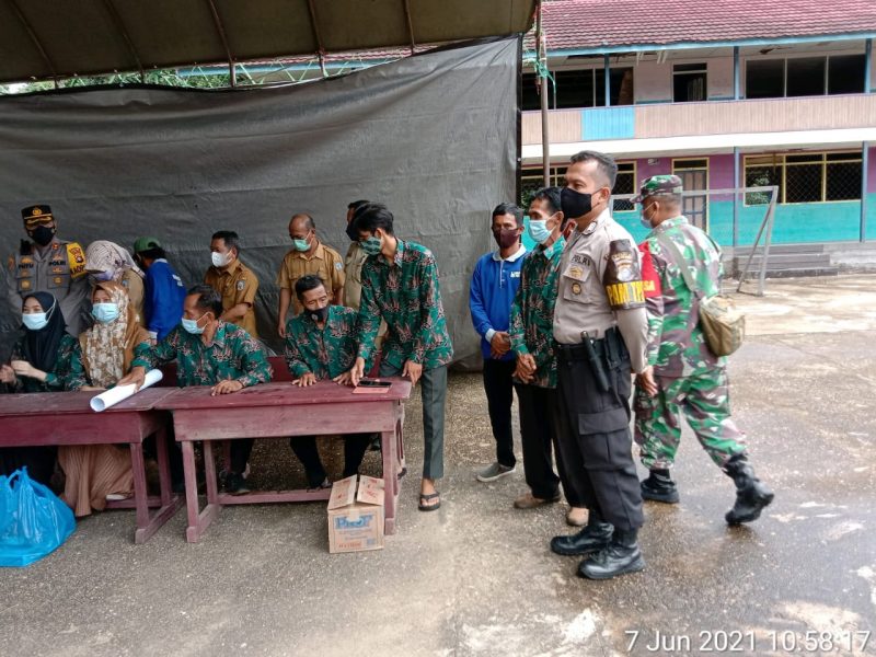 Cek Persiapan Pilkades dan Ingatkan Penerapan Prokes Covid-19