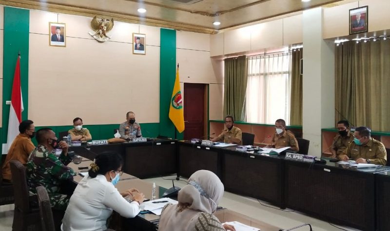 Bhabinkamtibmas Desa Muara Jaan Serukan Imbauan Prokes