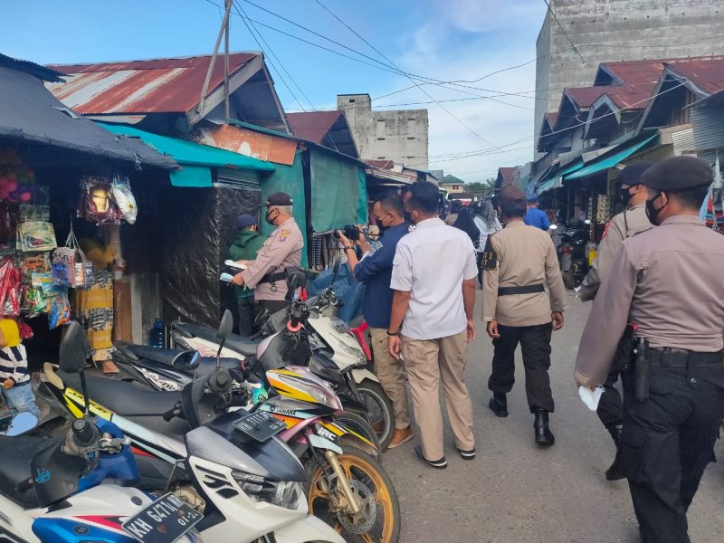 Rangkaian HUT Bhayangkara ke-75, Bag SDM Polres Katingan Laksanakan Maskerisasi