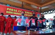 Sepekan, Polda Kalteng Ringkus Sembilan Tersangka Narkoba