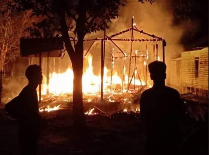 Rumah Warga Desa Tewang Papari Terbakar, Kerugian Ditaksir Capai Rp120 Juta