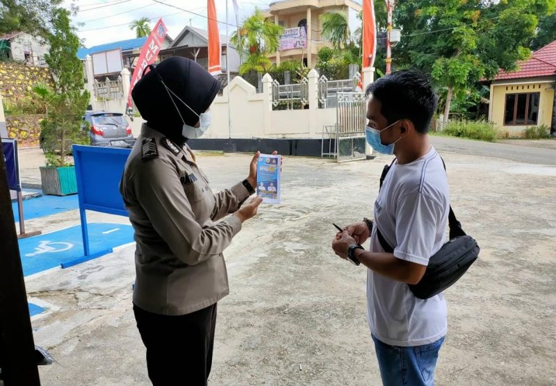Binmas Polsek Murung Sampaikan Sosialisasi Pengadaan CPNS Polri