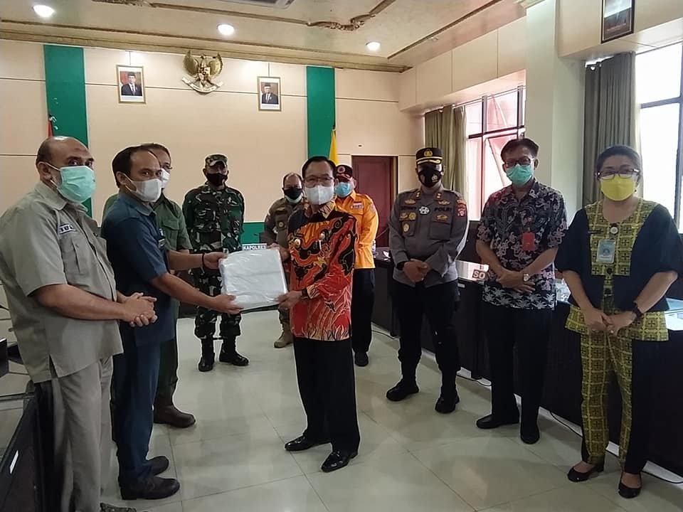 Siap Hadapi Karhutla, Pemkab Katingan Laksanakan Apel Pengelaran Sarpras