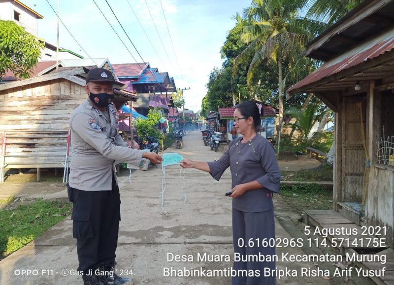 Polsek Murung Amankan Vaksinasi Serentak di Empat Lokasi