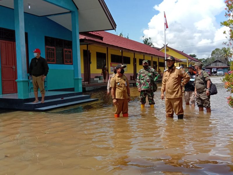 Diduga Disambar Petir, Rumah Warga Desa Mendawai Terbakar